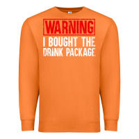 Carrot Mens Warning I Bought The Drink Package Cruise Shirts [Men] Premium Sweatshirt - trangStudio