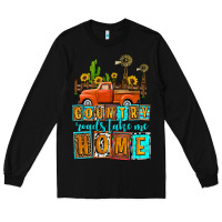 Black country roads take me home olivia Long Sleeve Tee - OliviaCreatesArt