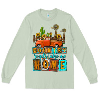 Matcha country roads take me home olivia Long Sleeve Tee - OliviaCreatesArt