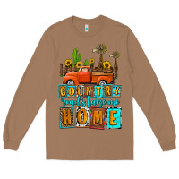 Toasted Coconut country roads take me home olivia Long Sleeve Tee - OliviaCreatesArt