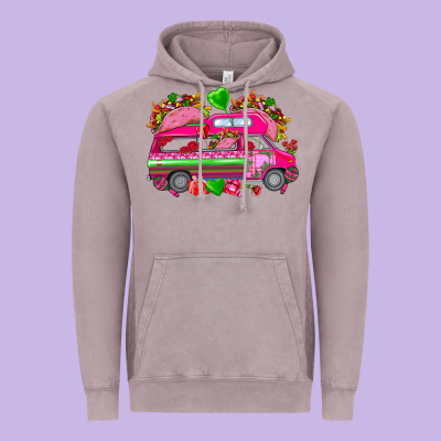 Valentine's Day Tacos Truck Mexico Vintage Hoodie Designed By Howdyjamesfarm