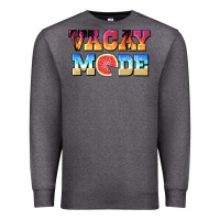 Charcoal Heather vacay mode watermelon Premium Sweatshirt - BarkalooDesign