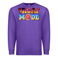 Purple vacay mode watermelon Premium Sweatshirt - BarkalooDesign