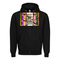 Black Trick rawr treat kids bottle Zipper Hoodie - Artiststas