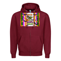 Burgundy Trick rawr treat kids bottle Zipper Hoodie - Artiststas