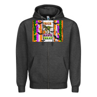 Charcoal Heather Trick rawr treat kids bottle Zipper Hoodie - Artiststas