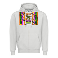 Dove Grey Trick rawr treat kids bottle Zipper Hoodie - Artiststas