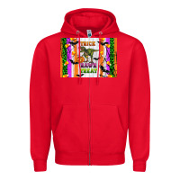 Red Trick rawr treat kids bottle Zipper Hoodie - Artiststas