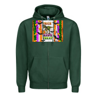 Sports Green Trick rawr treat kids bottle Zipper Hoodie - Artiststas