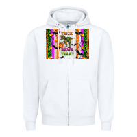 White Trick rawr treat kids bottle Zipper Hoodie - Artiststas