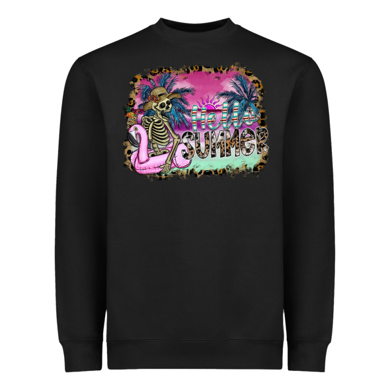 Hello Summer Heavyweight Sweatshirt by SublimationCraftShop | Teevron