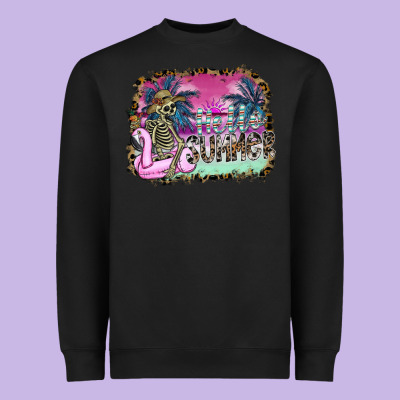 Hello Summer Heavyweight Sweatshirt Designed By Sublimationcraftshop