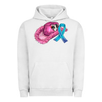 Pigment Lunar Rock cowboy hat and cancer ribbon Urban Hoodie - AdoDesignShop
