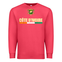 Cardinal Cote d_Ivoire National Flag Ivory Coast Coat Of Arms Gift Premium Sweatshirt - trangStudio