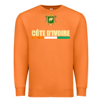 Carrot Cote d_Ivoire National Flag Ivory Coast Coat Of Arms Gift Premium Sweatshirt - trangStudio