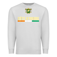Dove Grey Cote d_Ivoire National Flag Ivory Coast Coat Of Arms Gift Premium Sweatshirt - trangStudio