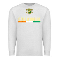 Oatmeal Heather Cote d_Ivoire National Flag Ivory Coast Coat Of Arms Gift Premium Sweatshirt - trangStudio