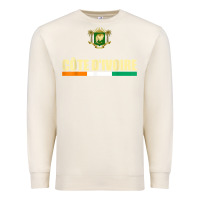 Sandshell Cote d_Ivoire National Flag Ivory Coast Coat Of Arms Gift Premium Sweatshirt - trangStudio