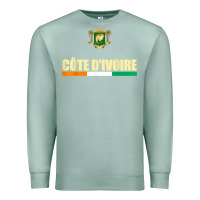 Seafoam Cote d_Ivoire National Flag Ivory Coast Coat Of Arms Gift Premium Sweatshirt - trangStudio