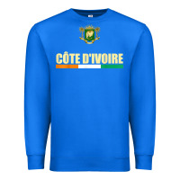 True Royal Cote d_Ivoire National Flag Ivory Coast Coat Of Arms Gift Premium Sweatshirt - trangStudio