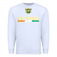 White Cote d_Ivoire National Flag Ivory Coast Coat Of Arms Gift Premium Sweatshirt - trangStudio