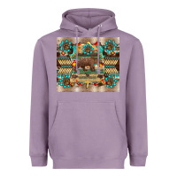 Lavender bear native animal  pelt  tumbler Heavyweight Hoodie - BarkalooDesign