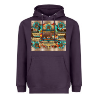 Plum bear native animal  pelt  tumbler Heavyweight Hoodie - BarkalooDesign