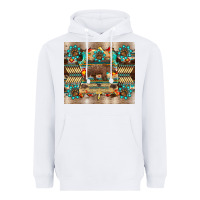 White bear native animal  pelt  tumbler Heavyweight Hoodie - BarkalooDesign
