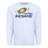 White mumbai indians Premium Sweatshirt - trangStudio