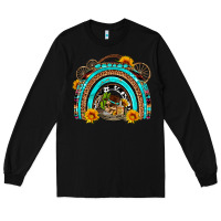 Black easter rainbow olivia Long Sleeve Tee - OliviaCreatesArt