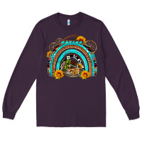 Plum easter rainbow olivia Long Sleeve Tee - OliviaCreatesArt