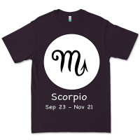 Plum Scorpio Horoscope Premium Tee - Bettercallsaul