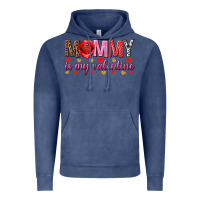 Vintage Denim Mommy is my valentine mother's day Vintage Hoodie - HowdyJamesFarm