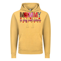 Vintage Mustard Mommy is my valentine mother's day Vintage Hoodie - HowdyJamesFarm