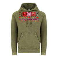 Vintage Olive Mommy is my valentine mother's day Vintage Hoodie - HowdyJamesFarm