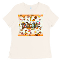 Bone teacher fall Ladies Tee - NancyCooperArtShop