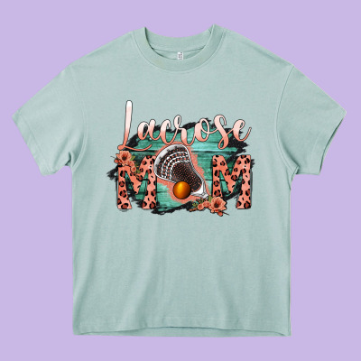 Lacrose Mom Heavy Core Tee Designed By Bettercallsaul
