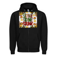 Black Stink stank stunk Zipper Hoodie - Artiststas