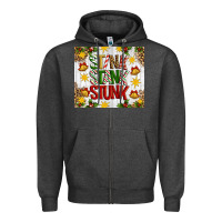 Charcoal Heather Stink stank stunk Zipper Hoodie - Artiststas
