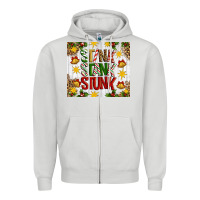 Dove Grey Stink stank stunk Zipper Hoodie - Artiststas