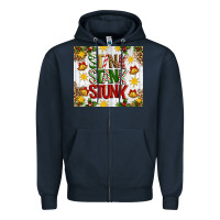 Navy Stink stank stunk Zipper Hoodie - Artiststas