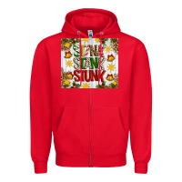 Red Stink stank stunk Zipper Hoodie - Artiststas
