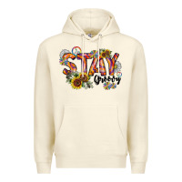 Sandshell Stay Groovy Premium Hoodie - CowhideDigitalArt