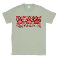 Matcha Happy Valentine's Day paws Valentine's Day Classic Tee - HowdyJamesFarm