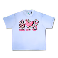 Grape Ice peace love cure breast cancer Urban Heavy Tee - CowGirlArtShop