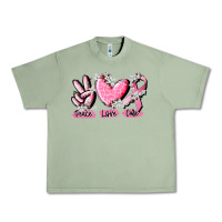 Oil Green peace love cure breast cancer Urban Heavy Tee - CowGirlArtShop