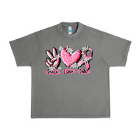 Tornado peace love cure breast cancer Urban Heavy Tee - CowGirlArtShop
