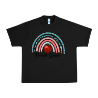 Black fourth grade rainbow Urban Heavy Tee - RanaPortraitStore