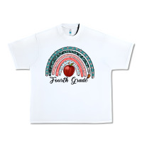 White fourth grade rainbow Urban Heavy Tee - RanaPortraitStore