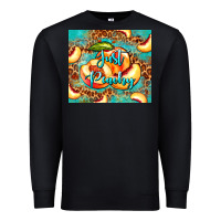 Black just peachy peach tumbler Premium Sweatshirt - BarkalooDesign